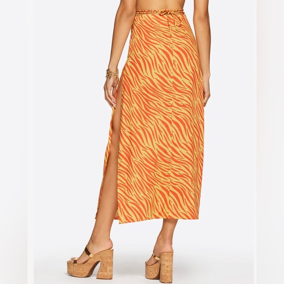 NWT Jessica Simpson Maxi Length Skirt Zebra Print - Picture 3 of 5